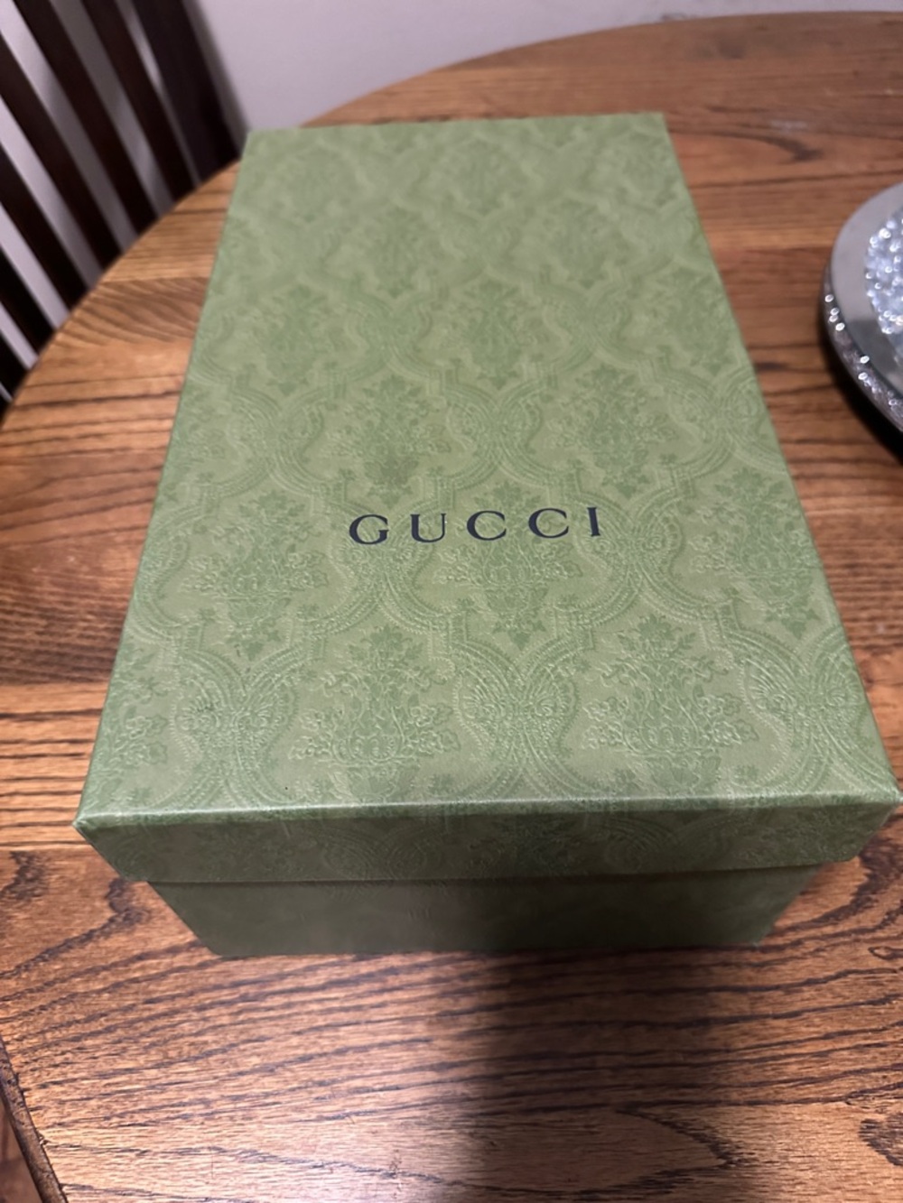 Gucci 1977 Denim Low-Top Sneaker with Red & Blue Web Stripe/Green lining SZ 11 - Picture 2 of 4